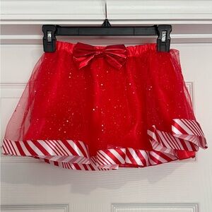 Holidays Claire's Vibrant Red Tulle Skirt